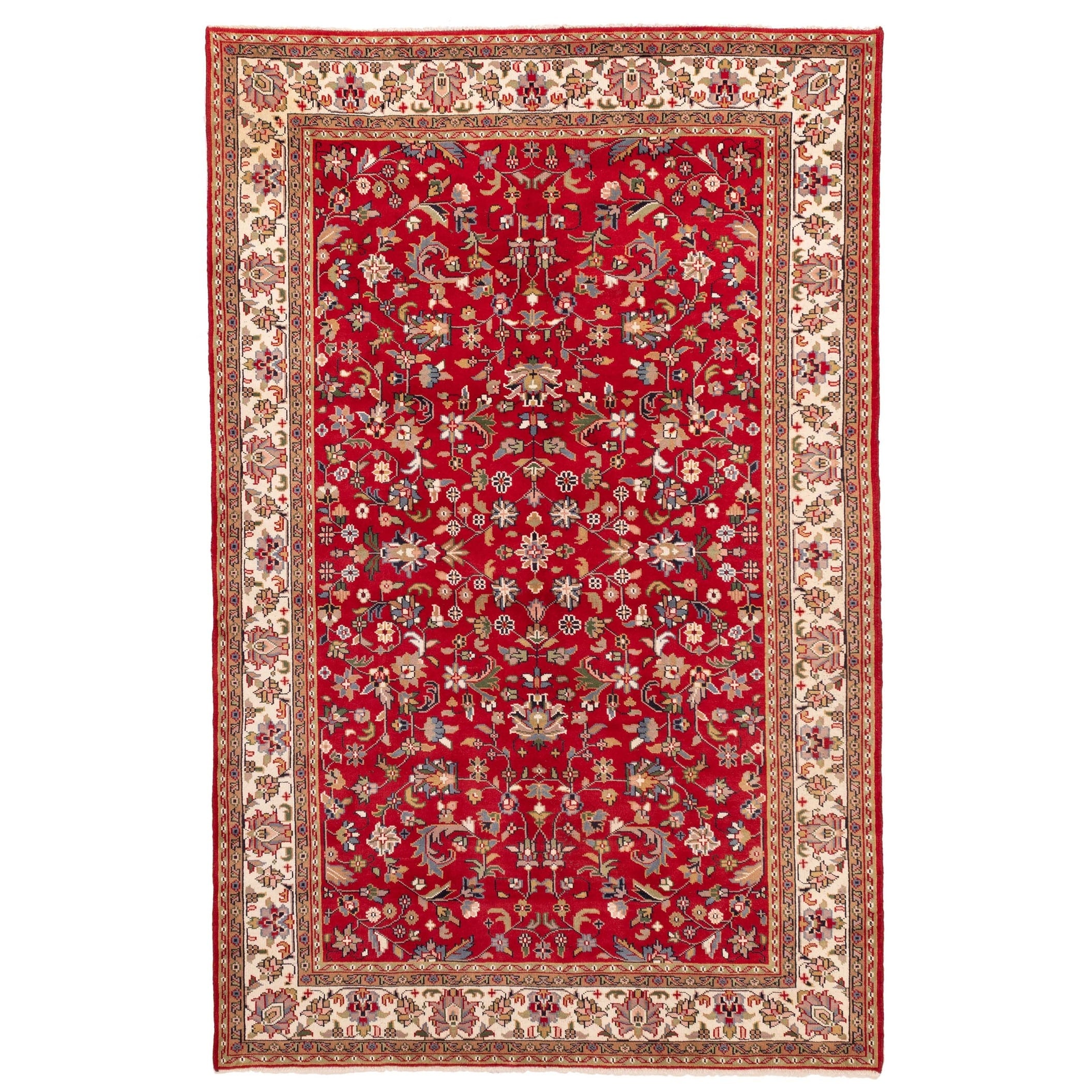 Ecarpetgallery Hand Knotted Royal Mahal Red Wool Rug 64 X 98
