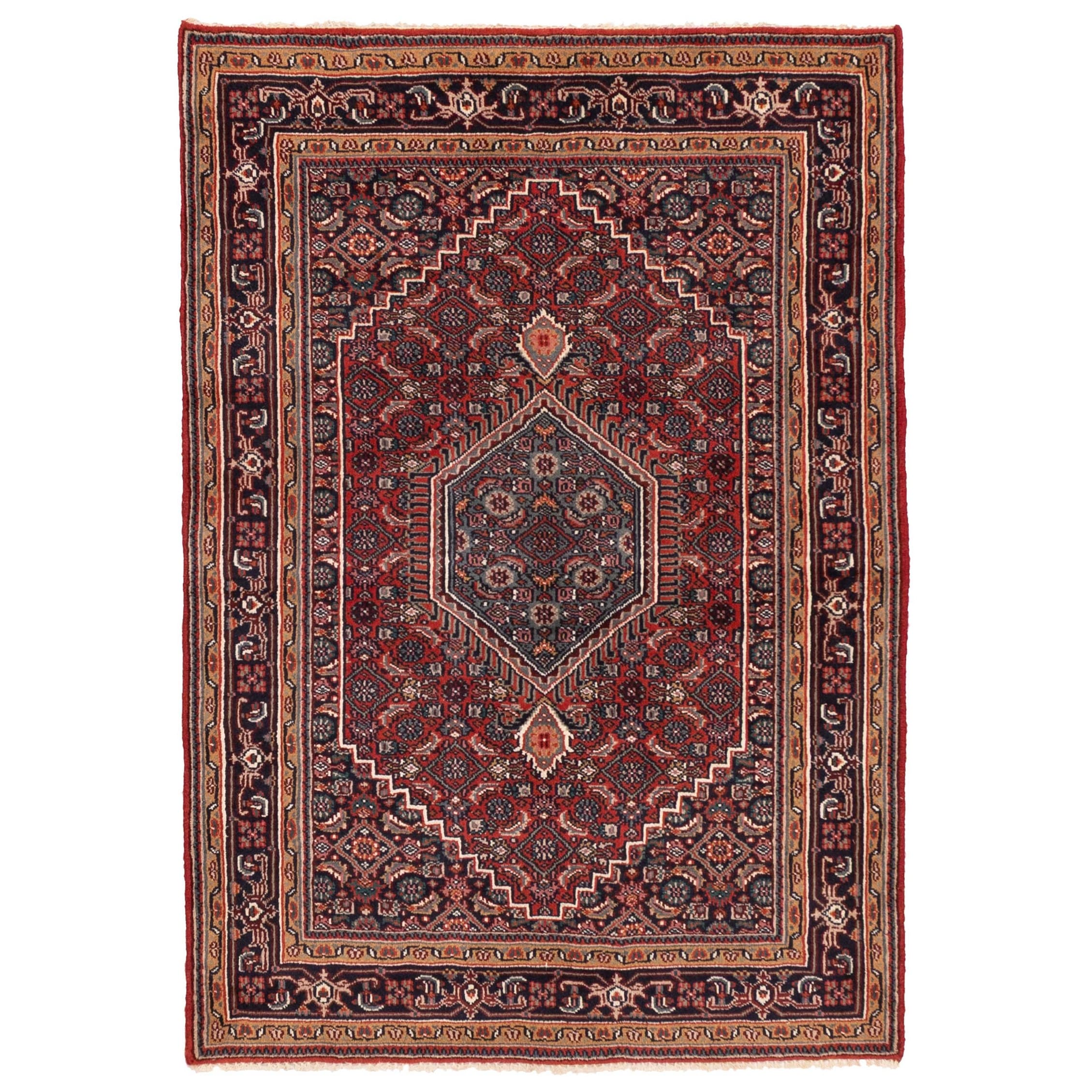 Ecarpetgallery Hand Knotted Royal Mahal Red Wool Rug 310 X 56