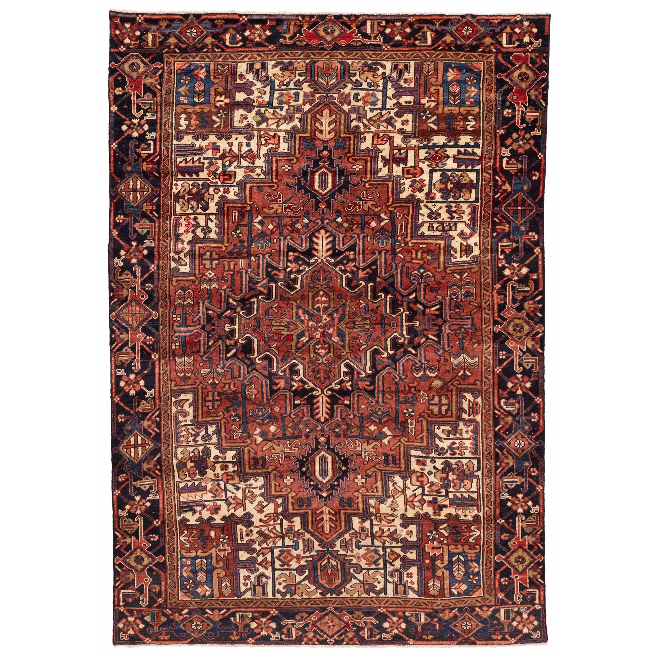 Ecarpetgallery Hand Knotted Sarabi Dark Copper Wool Rug 71 X 103
