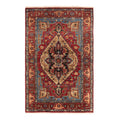 Ecarpetgallery Hand Knotted Serapi Heritage Dark Red Wool Rug 30 X 50