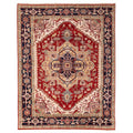 Ecarpetgallery Hand Knotted Serapi Heritage Red Wool Rug 710 X 910