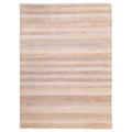 Ecarpetgallery Hand Knotted Silk Shadow Beige Silk Wool Rug 89 X 118