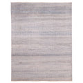 Ecarpetgallery Hand Knotted Silk Shadow Blue Silk Wool Rug 710 X 100