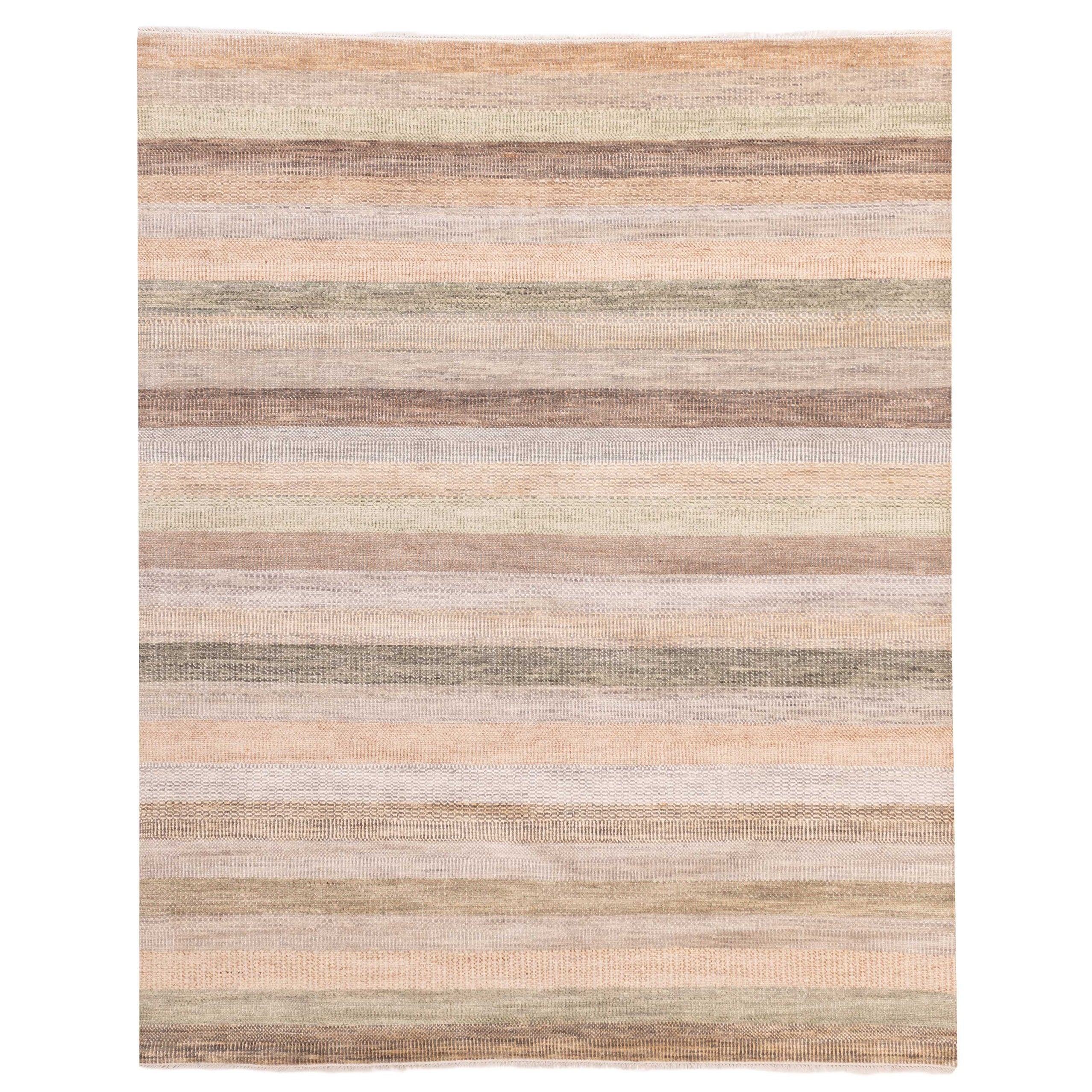 Ecarpetgallery Hand Knotted Silk Shadow Multi Color Viscose Wool Rug 80 X 102