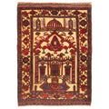 Ecarpetgallery Hand Knotted Tajik Caucasian Beige Wool Rug 34 X 47