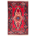 Ecarpetgallery Hand Knotted Tajik Caucasian Red Wool Rug 210 X 49