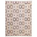 Ecarpetgallery Hand Knotted Tangier Grey Viscose Wool Rug 92 X 1111