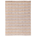 Ecarpetgallery Hand Knotted Tangier Taupe Silk Wool Rug 92 X 1110