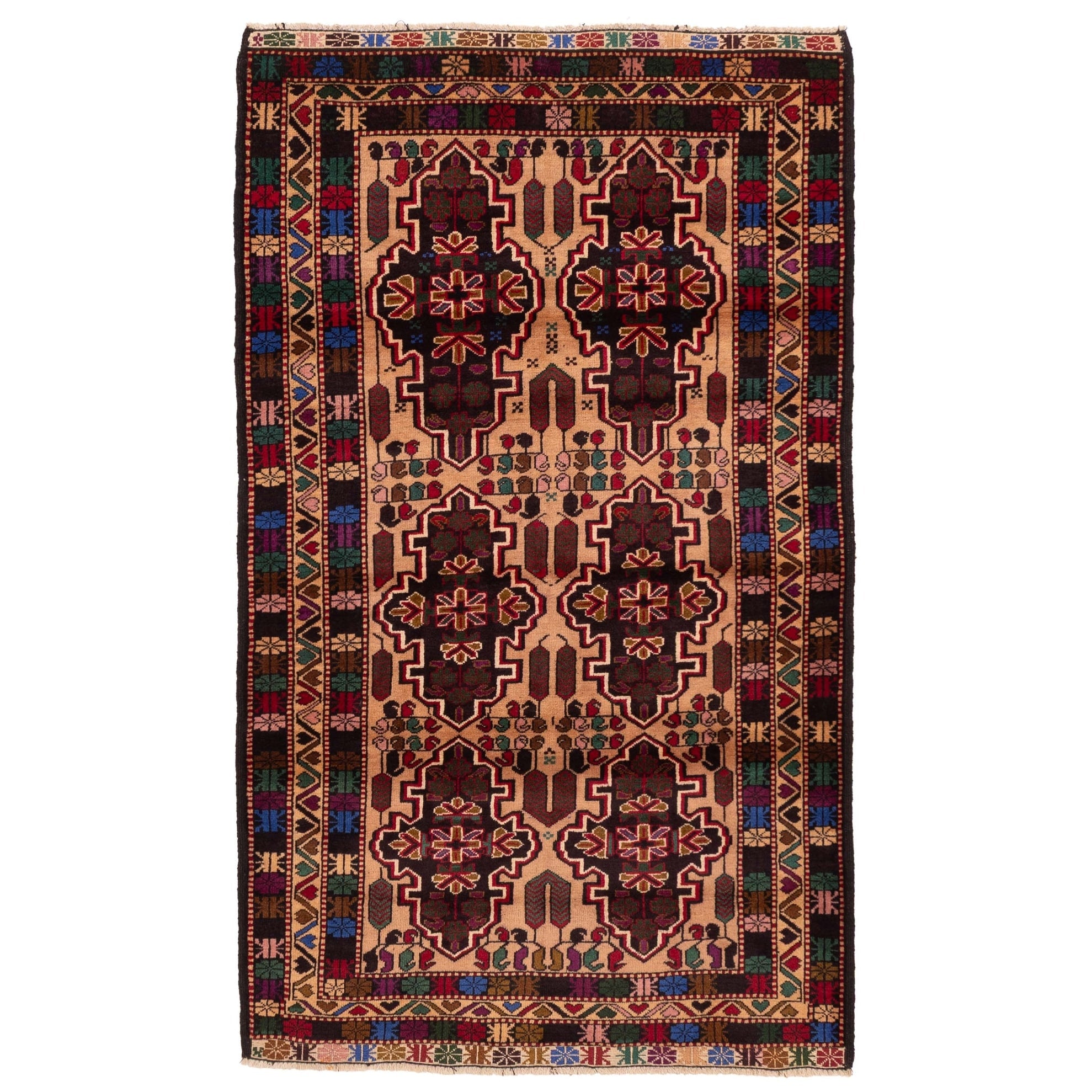 Ecarpetgallery Hand Knotted Teimani Beige Wool Rug 310 X 67