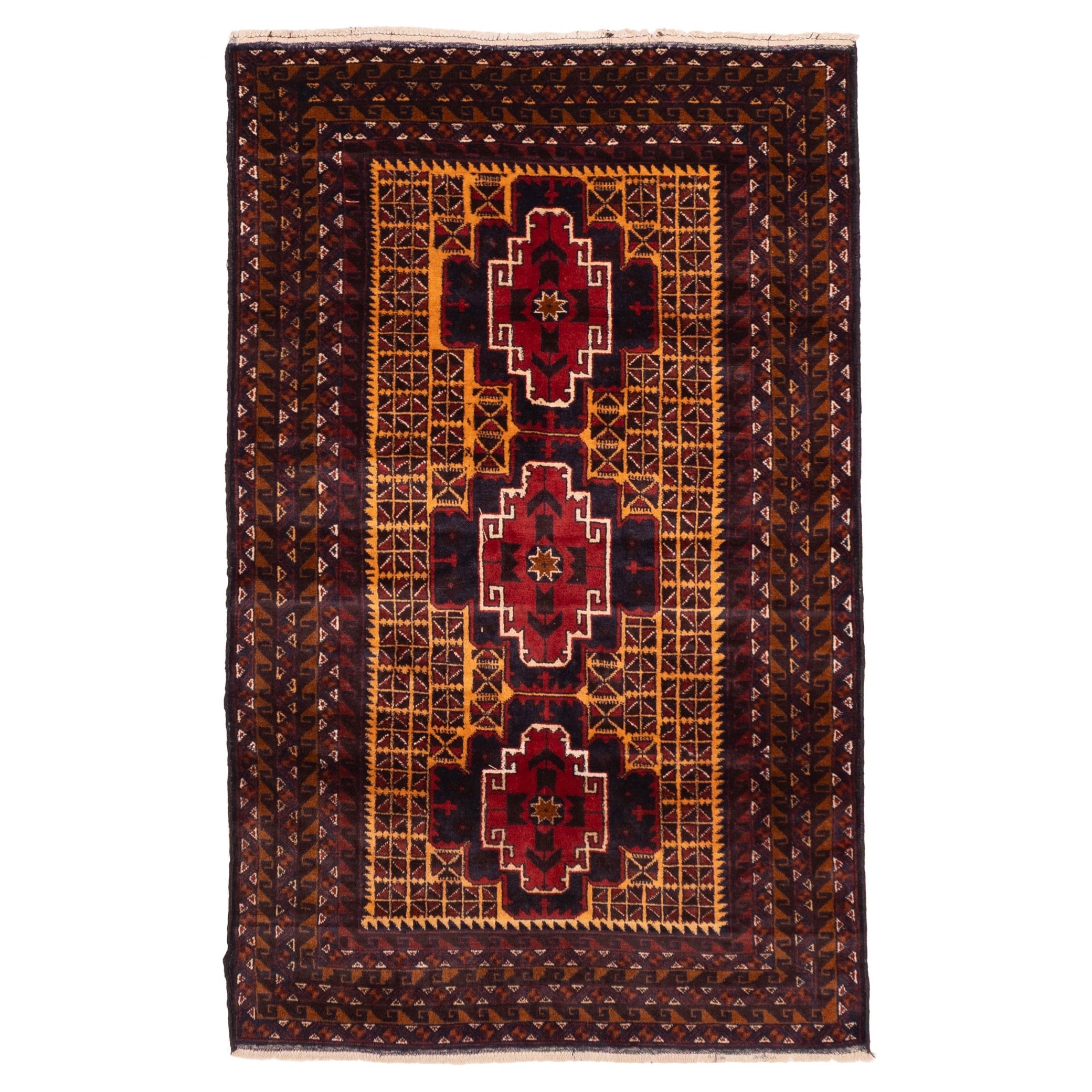 Ecarpetgallery Hand Knotted Teimani Beige Wool Rug 38 X 60