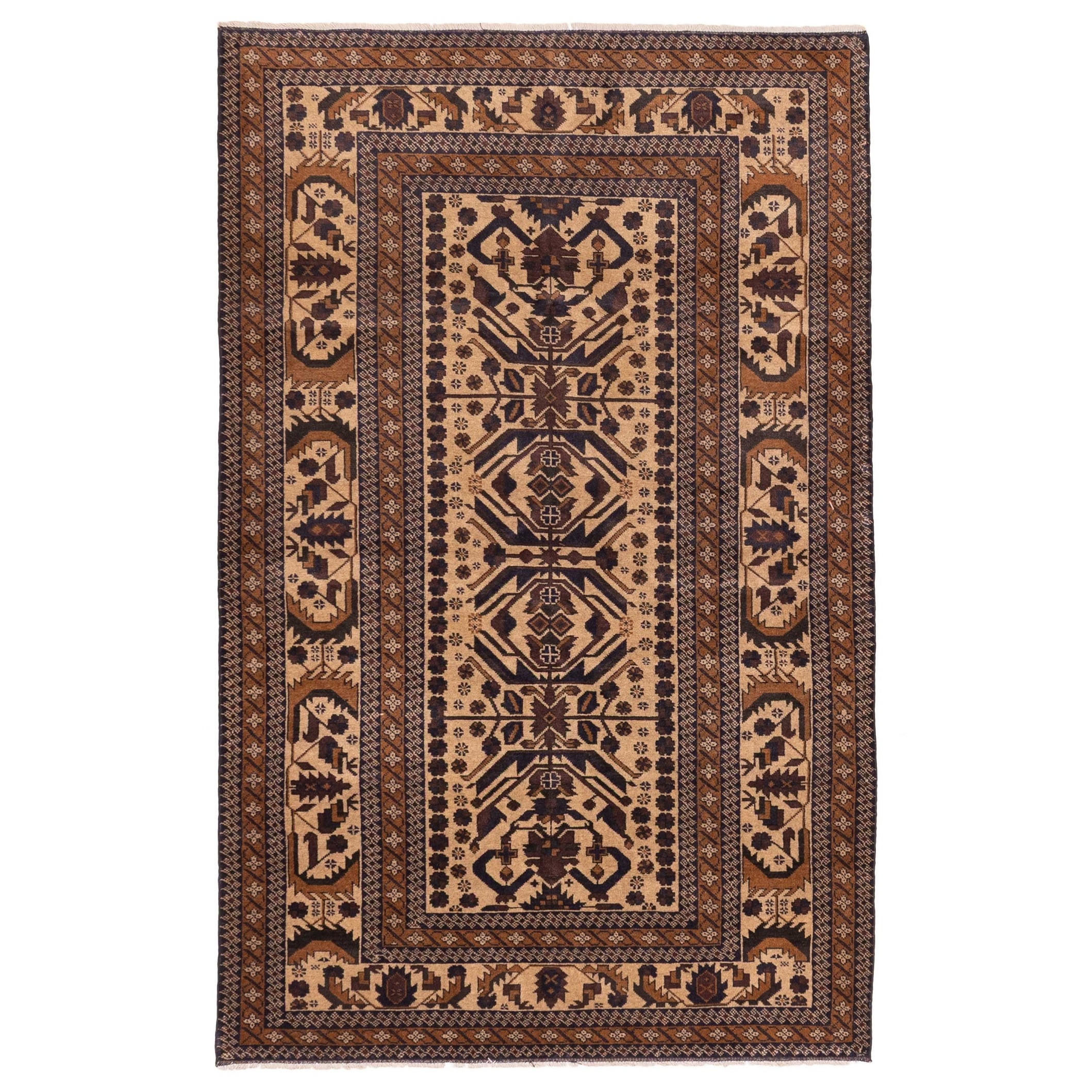 Ecarpetgallery Hand Knotted Teimani Beige Wool Rug 311 X 65