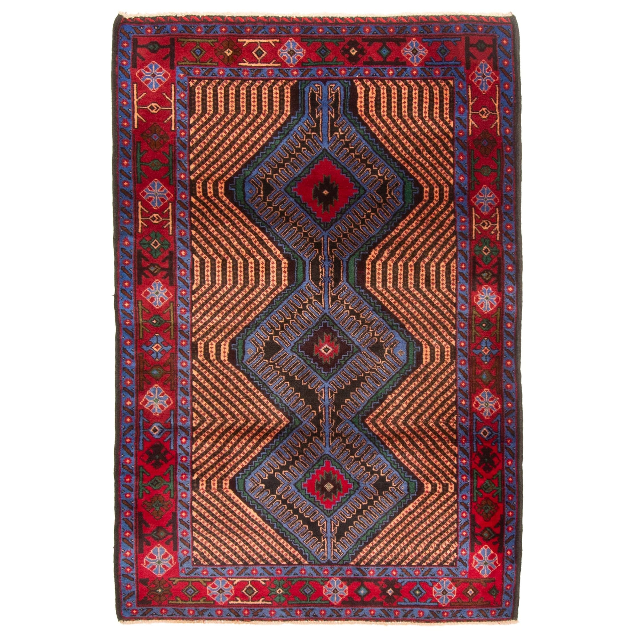 Ecarpetgallery Hand Knotted Teimani Beige Wool Rug 32 X 49