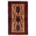 Ecarpetgallery Hand Knotted Teimani Beige Cream Wool Rug 37 X 62