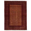 Ecarpetgallery Hand Knotted Teimani Beige Red Wool Rug 40 X 51