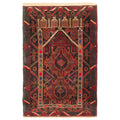 Ecarpetgallery Hand Knotted Teimani Black Wool Rug 211 X 46