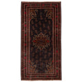 Ecarpetgallery Hand Knotted Teimani Black Wool Rug 38 X 75