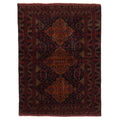 Ecarpetgallery Hand Knotted Teimani Black Wool Rug 46 X 62