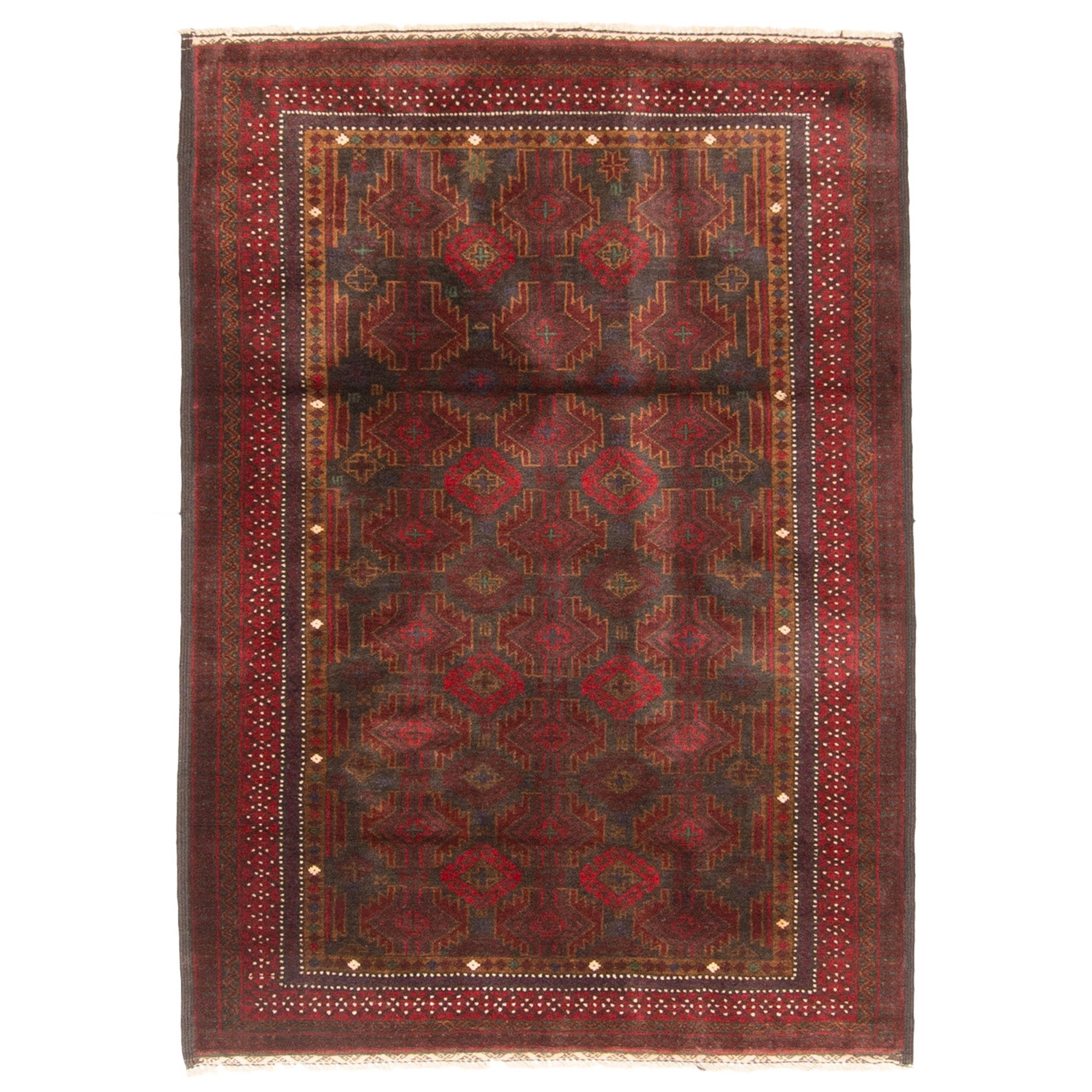 Ecarpetgallery Hand Knotted Teimani Black Wool Rug 211 X 42