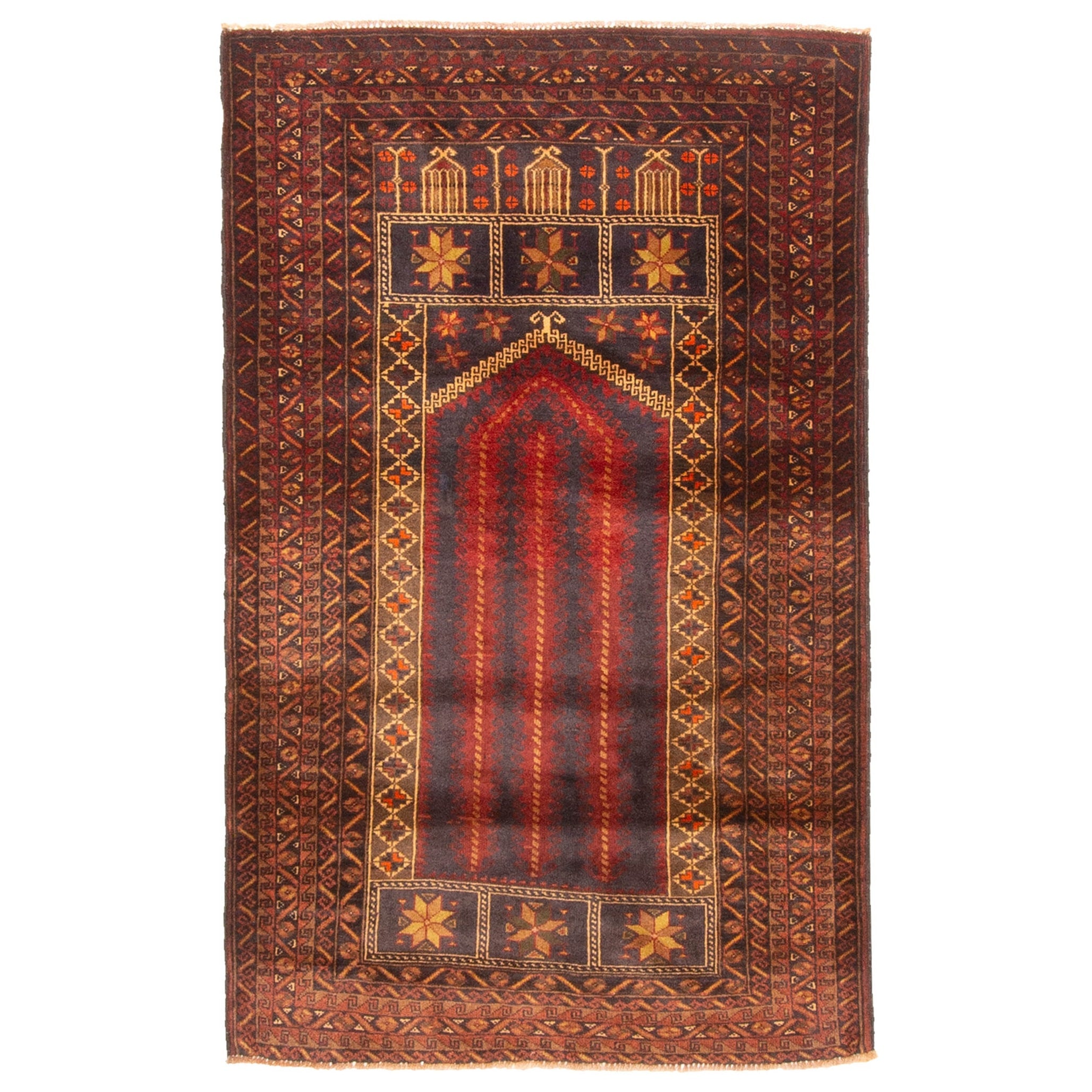 Ecarpetgallery Hand Knotted Teimani Black Wool Rug 211 X 48
