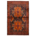 Ecarpetgallery Hand Knotted Teimani Black Wool Rug 43 X 69