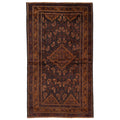 Ecarpetgallery Hand Knotted Teimani Black Brown Wool Rug 43 X 73