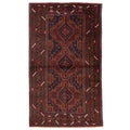 Ecarpetgallery Hand Knotted Teimani Black Dark Brown Wool Rug 38 X 65