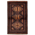 Ecarpetgallery Hand Knotted Teimani Black Dark Red Wool Rug 311 X 67