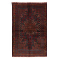 Ecarpetgallery Hand Knotted Teimani Black Dark Red Wool Rug 310 X 60