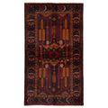 Ecarpetgallery Hand Knotted Teimani Black Red Wool Rug 310 X 69