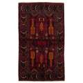 Ecarpetgallery Hand Knotted Teimani Black Red Wool Rug 310 X 67