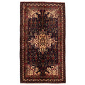 Ecarpetgallery Hand Knotted Teimani Black Red Wool Rug 39 X 67