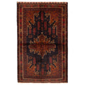 Ecarpetgallery Hand Knotted Teimani Black Rust Wool Rug 311 X 67