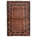 Ecarpetgallery Hand Knotted Teimani Brown Wool Rug 41 X 63