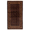 Ecarpetgallery Hand Knotted Teimani Brown Wool Rug 38 X 69