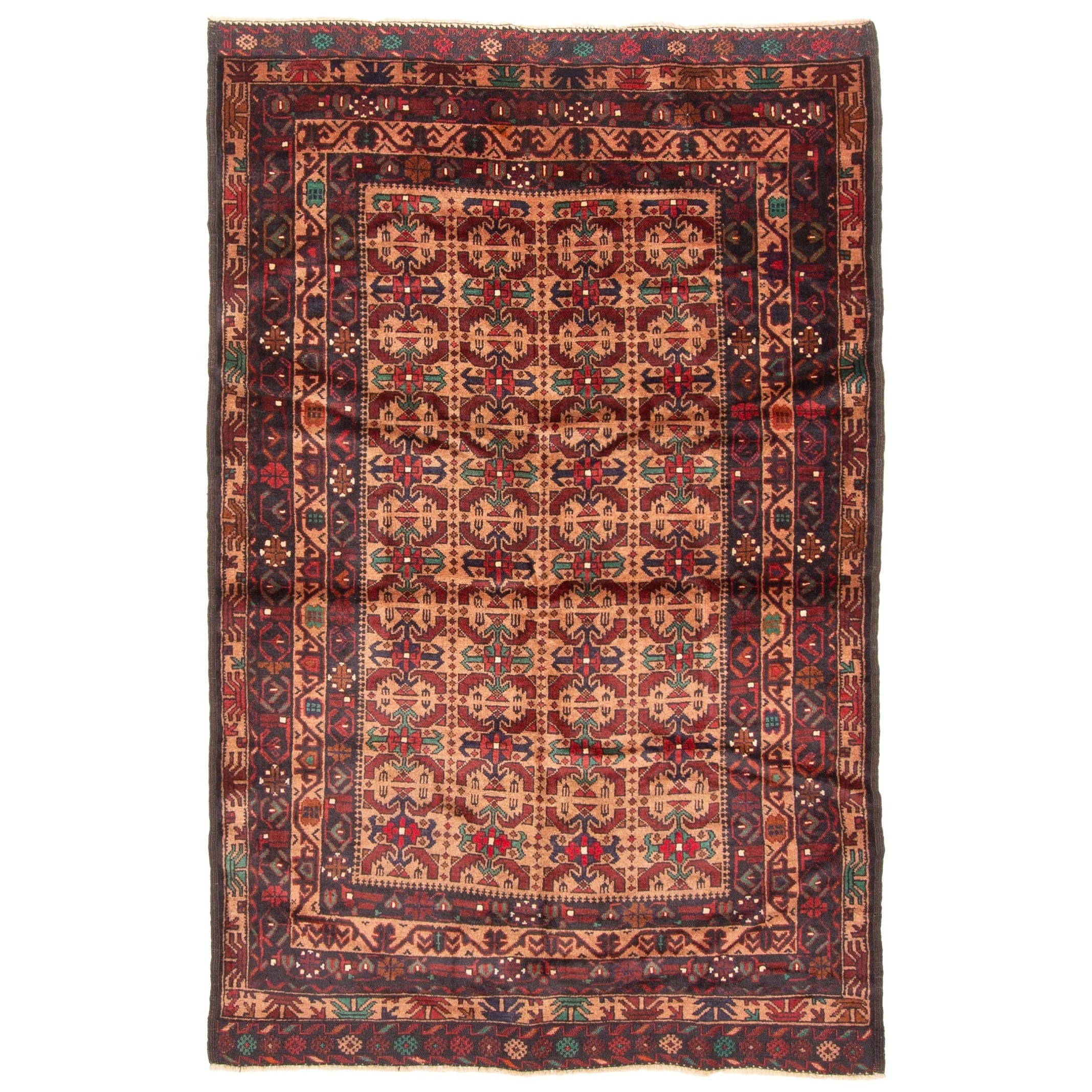 Ecarpetgallery Hand Knotted Teimani Brown Wool Rug 310 X 62