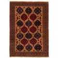 Ecarpetgallery Hand Knotted Teimani Brown Wool Rug 66 X 89