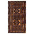 Ecarpetgallery Hand Knotted Teimani Brown Wool Rug 310 X 71