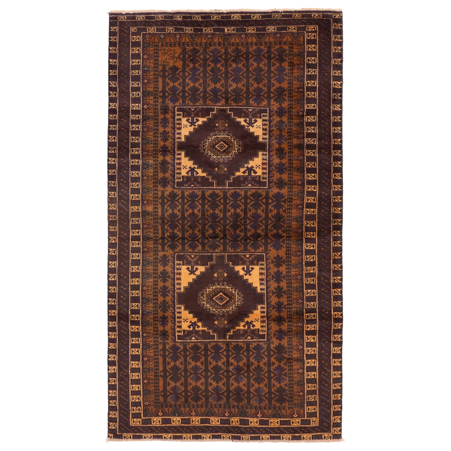 Ecarpetgallery Hand Knotted Teimani Brown Wool Rug 310 X 71