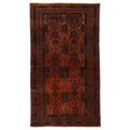 Ecarpetgallery Hand Knotted Teimani Copper Wool Rug 38 X 68