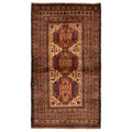 Ecarpetgallery Hand Knotted Teimani Cream Wool Rug 37 X 66