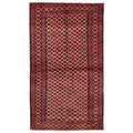 Ecarpetgallery Hand Knotted Teimani Cream Red Wool Rug 38 X 64