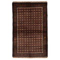Ecarpetgallery Hand Knotted Teimani Cream Red Wool Rug 40 X 63