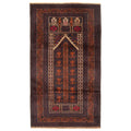 Ecarpetgallery Hand Knotted Teimani Dark Brown Wool Rug 211 X 51