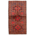 Ecarpetgallery Hand Knotted Teimani Dark Brown Wool Rug 35 X 66