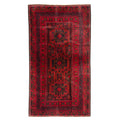 Ecarpetgallery Hand Knotted Teimani Dark Brown Wool Rug 42 X 77