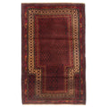 Ecarpetgallery Hand Knotted Teimani Dark Brown Wool Rug 30 X 49