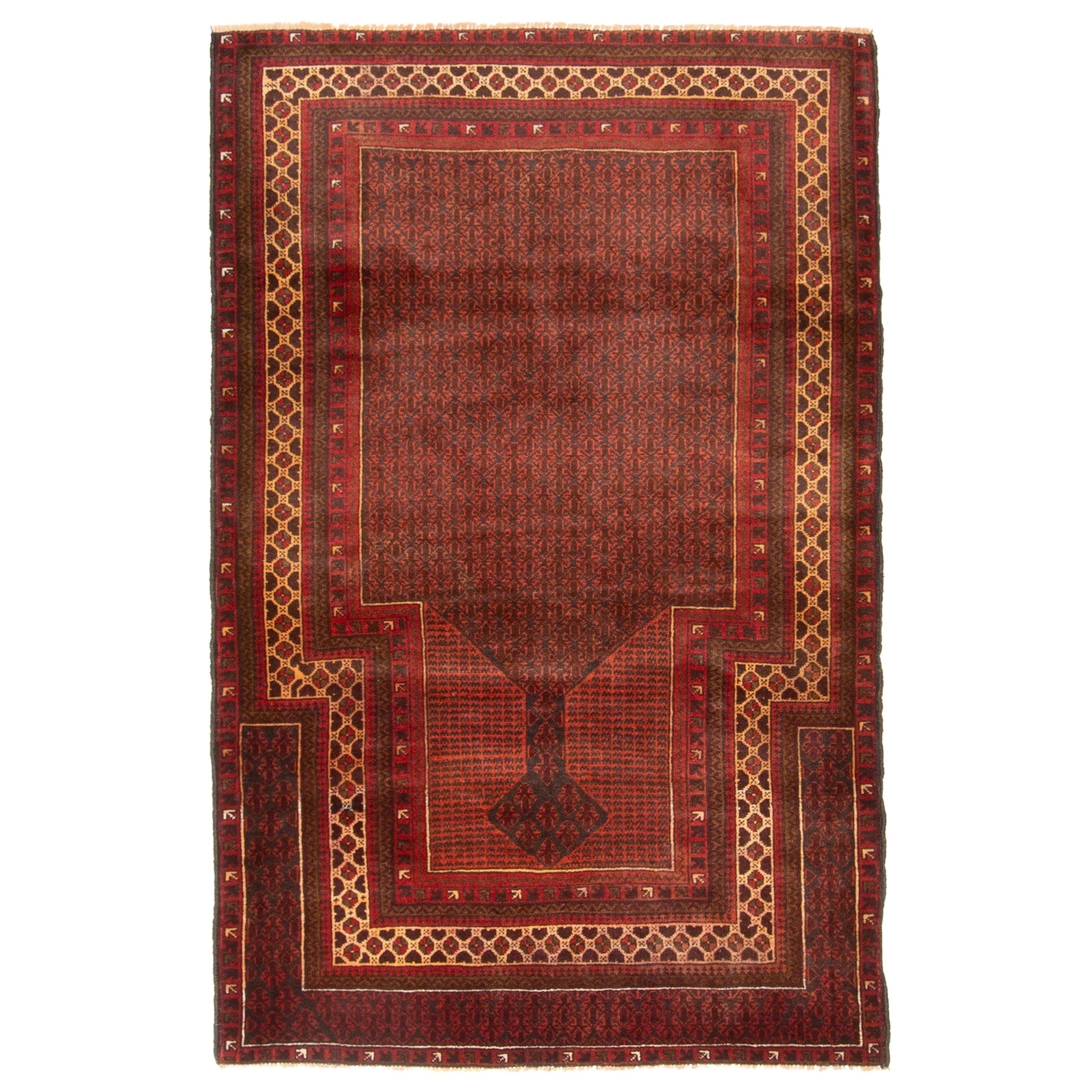 Ecarpetgallery Hand Knotted Teimani Dark Brown Wool Rug 33 X 411