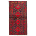 Ecarpetgallery Hand Knotted Teimani Dark Brown Wool Rug 35 X 63