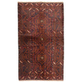 Ecarpetgallery Hand Knotted Teimani Dark Brown Wool Rug 39 X 68