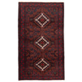 Ecarpetgallery Hand Knotted Teimani Dark Brown Wool Rug 37 X 63